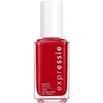 essie expressie™ vegan quick-dry nail polish, 8-free formula, seize the minute, red, 10ml