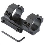 Dophee Tactical 30mm Dual Medium Flat Top Rifle Scope Mount 11mm Dovetail Rail for Gun