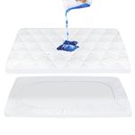 Pack and Play Mattress Pad Sheets Cover Waterproof, Soft Quilted Pack and Play Protector, 27" X 39" Fit Graco Pack and Play Crib Mattress Pad, Baby Portable Mini Cribs and Foldable Mattresses Pad