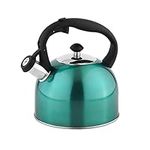 Amazon Basics Stainless Steel Kettle, 2.3 Litres, Teal