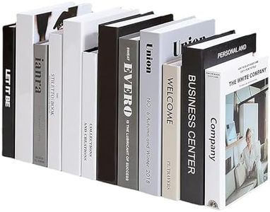 Decorative Books Bundle of Designer Book Decor Inspired Cardboard Boxes – Fake Books for Display, Office & Rustic Home Decor, Bookshelf, Modern Farmhouse Decor, Coffee Table Books(Set of 3)