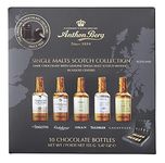 Anthon Berg - Chocolate Liqueurs - 5 Premium Single Malts Scotch Whiskies - 10 bottles 155g - With a Delicious Liquid Filling