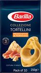 Barilla Pasta, Premium Tortellini Pasta, Prosciutto and Formaggi, Ham and Cheese Tortellini, Authentic Italian Quality, Pasta Bulk Pack of 10 x 250g