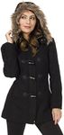 Alpine Swiss Duffy Womens Black Woo
