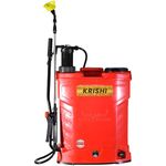 BALWAAN Krishi BS-21 Battery and Manual 2 in 1 Knapsack Sprayer 12 Volts x 8 Ampere | 18 litres Tank Capacity | High Pressure Sprayer | Suitable for Spraying