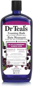Dr Teal's Foaming Bath with Pure Epsom Salt Black Elderberry with Vitamin D & Essential Oils