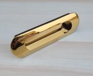 Ibreez PVD Rosegold Concealed Sliding Door Handle| (Oval Slide)|Pull| for wardrobes|Kitchen|Cabinet|Drawer|Room|Office- (224 MM, Pack of 1)