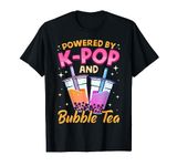 Bubble Tea Boba K-POP Music Lover Korean Milk Matcha Anime T-Shirt