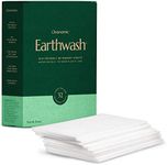 earthwash Laundry Detergent Sheets Scent-Free - 32 Sheets, Up To 64 Loads Hypoallergenic Detergent Strips, Ideal for Travel Home Liquidless Laundry Sheets