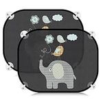 ACELIFE Car Window Shades for Baby, Car Sun Shade for Baby Kids with UV Protection, Sun Visor for car, Sun Screen for Car Window Baby,Side Window Car Sunshades with Cute Animal Motifs, 45 * 35.5 cm