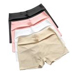 Culture Flossy® Women's Boyshort High Waist Boxers Seamless Stretchy Full Coverage Underwear for Ladies Pack of Multicolored (S, Multicolored -4pcs)