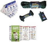 Knot Tying Kit Deluxe with 140 feet of Camo Rope in Variety of Sizes - PRO-Knot Cards Plus Outdoor Knots Guide