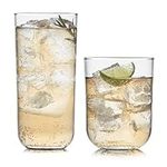 Libbey Polaris Tumbler and Rocks Gl