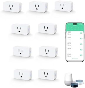 NineLeaf Smart Plug Energy Monitoring, WiFi Slim Plugs Compatible with Alexa and