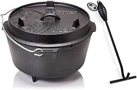 Petromax Feuertopf ft9 (Dutch Oven mit Standfüßen) inkl. Deckelheber