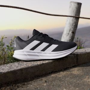 adidas Men’s Galaxy 7 Running Shoes – Black/White, Size 11.5 UK