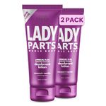 Lady Parts Whole Body Deodorant Lotion for Women - INVISIBLE CREAM for Privates & Full Body - Stop Odor & Stay Fresh - Aluminum Free Feminine Hygiene - Lightly Scented - 4oz (2PK)