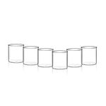 Borosil Vision Classic Medium Glass (305ml, Transparent) -Set of 6