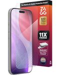ZAGG XTR5 Screen Protector for iPhone 17 Pro - Glass, Blue Light Protection, 11X Stronger, Eyesafe CPF60 Tech, Anti-reflective Tech, Vibrant Color & Touch Sensitive Tempered Glass, Easy To Install