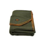 Arcturus Military Wool Blanket - 4.5 lbs, Warm, Thick, Washable, Large 64" x 88" - Great for Camping, Outdoors, Survival & Emergency Kits (Olive Green)