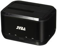 Syba USB 3.0 Dual Slot 3.5 2.5 SATA III HD Docking Station for Easy Clone and Backup CL-ENC50060 On/Off Button