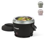 Crock-Pot Electric Lunch Box, Portable Food Warmer for On-the-Go, 20-Ounce (591 mL), Black Licorice