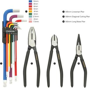STARWORK 314-Piece Mechanics Tool Set – Comprehensive Socket & Wrench Kit