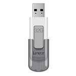 Lexar JumpDrive V100 32GB USB 3.0 Flash Drive, Gray (LJDV100-32GABNL)