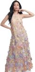 Kaelith Luxury 3D Floral Embroidery