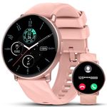 OWMSIC Smart Watch for Men Women Answer/Make Calls, 1.39" HD Full Touch Screen Smart Watches with Heart Rate Sleep Monitor, Fitness Tracker,112+ Sports Modes,IP68 Waterproof Smartwatch, Pink