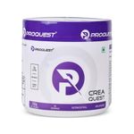 PRO QUEST CreaQuest - Pure Micronized Creatine Monohydrate (250G, 83 Servings) Unflavoured, Lab Tested & Certified |Rapid Absorption |Enhanced Muscle Strength & Power|Fast Recovery|Powder