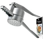 Thiru Spaetzle Press - 2024 Test Winner - 60 Days Risk-Free Trial - Potato Press with Pressure Pads & Ladle - Ideal for Spaetzle, Potatoes, Juices - Made in Germany - Includes E-Book