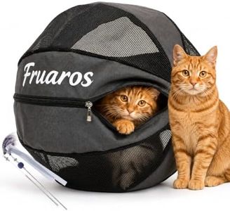 Fruaros Outdoor Cat Exercise Ball, Breathable Interactive Rolling Toy for Indoor & Outdoor Play, Durable Lightweight Cat Play Ball for Exercise & Enrichment