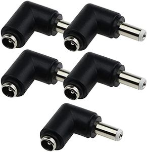 VGOL 5X 5.5mmx2.1mm Female Socket to 5.5mmx2.5mm Male Plug Jack DC Power Adapter Converter Connectors for CCTV Camera Applications