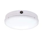 CALO Photocell Outdoor Weatherproof Vandal Resistant IK08 Colour Changing Technology LED Bulkhead Ceiling Wall Light IP65 Rated