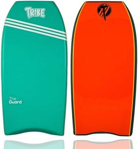 Tribe Guard Bodyboards - Body Boards for Adults and Kids - 36", Turquoise/Mallard Green/Orange