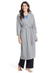 Jockey Women's Sleepwear Everyday Essentials Cotton Long Robe