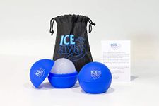 Ice-It-Away Ice Massager Ball – For Bumps, Bruises and Injuries – Reduces Pain and Swelling – Silicone - Reusable