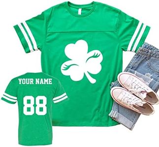 Personalized Men Jersey St Patrick's Day T Shirts - Saint Pattys Tee & Irish Outfits