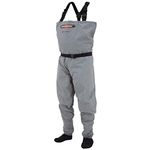 FROGG TOGGS Canyon II Breathable Stockingfoot Chest Wader, Gray, Large