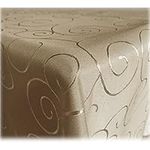 JEMIDI tablecloth ornaments silk gloss noble table cover tablecloth 31 sizes and 7 colours cappuccino oval160x220