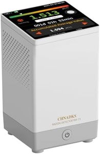 CHNADKS RM-73 Radonmessgerät, mit akustischem und visuellem Alarm, Touchscreen-Farb-LCD, zur Langzeitüberwachung der Radonkonzentration im Haus oder Keller, in Bq/m³oder pCi/L