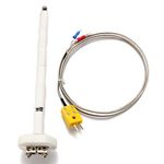 ILS - Type K Thermocouple Block Ceramic Kiln Probe 2372F 11G High Temperature
