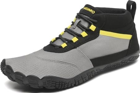 SAGUARO Zapatillas Minimalistas Barefoot Hombre Mujer Calzado Descalzo Transpirables Antideslizantes Zapatos de Trail Running Ligeros Flexibles con Suela Zero Drop, Gris 38EU