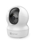 EZVIZ By Hikvision CP1 Lite 2MP Smart Wi-Fi Indoor Home Security Camera with 360° Pan-Tilt Coverage I Night Vision I Motion Detection I Sleep mode for Privacy I Smart Tracking I SD card slot upto256GB