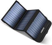 ECEEN Portable Solar Charger, 20W Solar Panel Charger for Cell Phone with Dual USB Output Waterproof Foldable Camping Solar Pnaels Survival Emergnecy Kit for Tablet GPS iPhone Camera & USB Devices