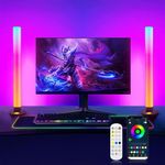 Smart LED Light Bars, Gaming Lights RGB Flow Light Bars 16 Million Colors Multiple Lighting Effects TV Backlights, Remote Control and App Control, Music Sync for PC, Room Decorative, Ambient Lighting