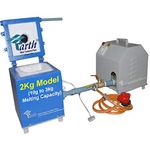 PARTH WATER TREATMENT PLANT General Gold Silver Melt well Gas-Fueled Melting Furnace Bhatthi, 2 Kg Capacity