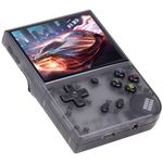 RG35XX Plus Retro Handheld Game Console - 3.5 Inch IPS Screen Linux System Built-in 64G TF Card 5528 Games Support HDMI TV Output (Black)