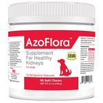 Azoflora Kidney Support for Dogs- Enhances Renal Function - Support Healthy Urinary Tract - Healthy Kidney Supplement - 90 Soft Chews